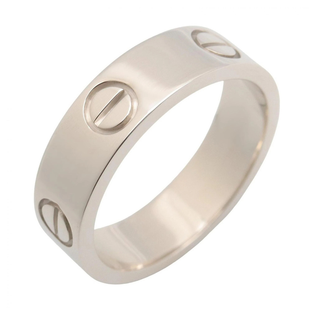 CARTIER 18k Silver Love Ring